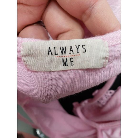 Always Me pink Lace spaghetti‎ strap girls tank top - Picture 4 of 9